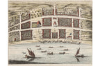 A GROUP OF THREE ENGRAVINGS OF INDIAN TOWNS AND FORTS, JOHAN NIEUHOFF, 1732
