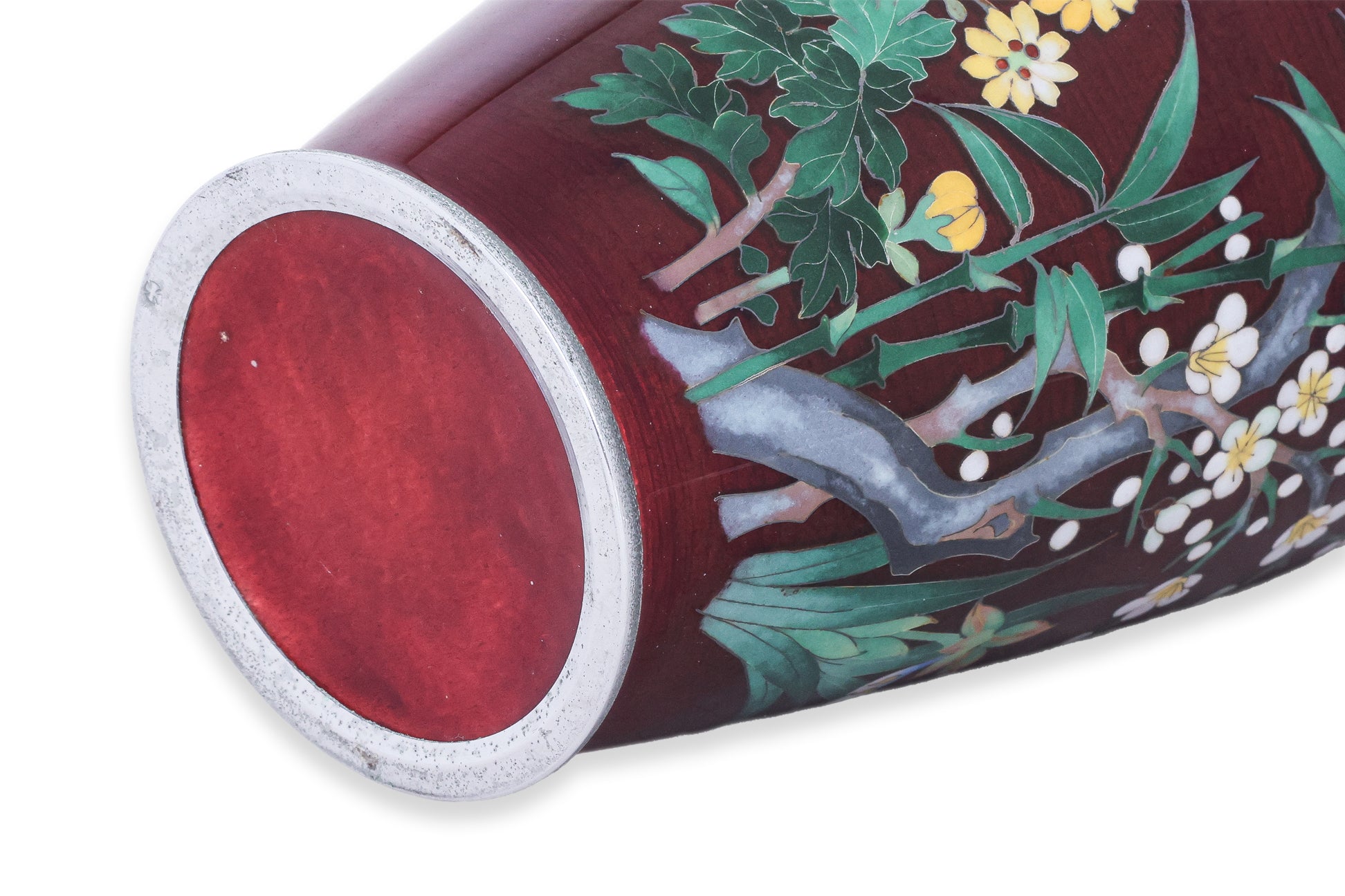 A JAPANESE CLOISONNE ENAMEL VASE