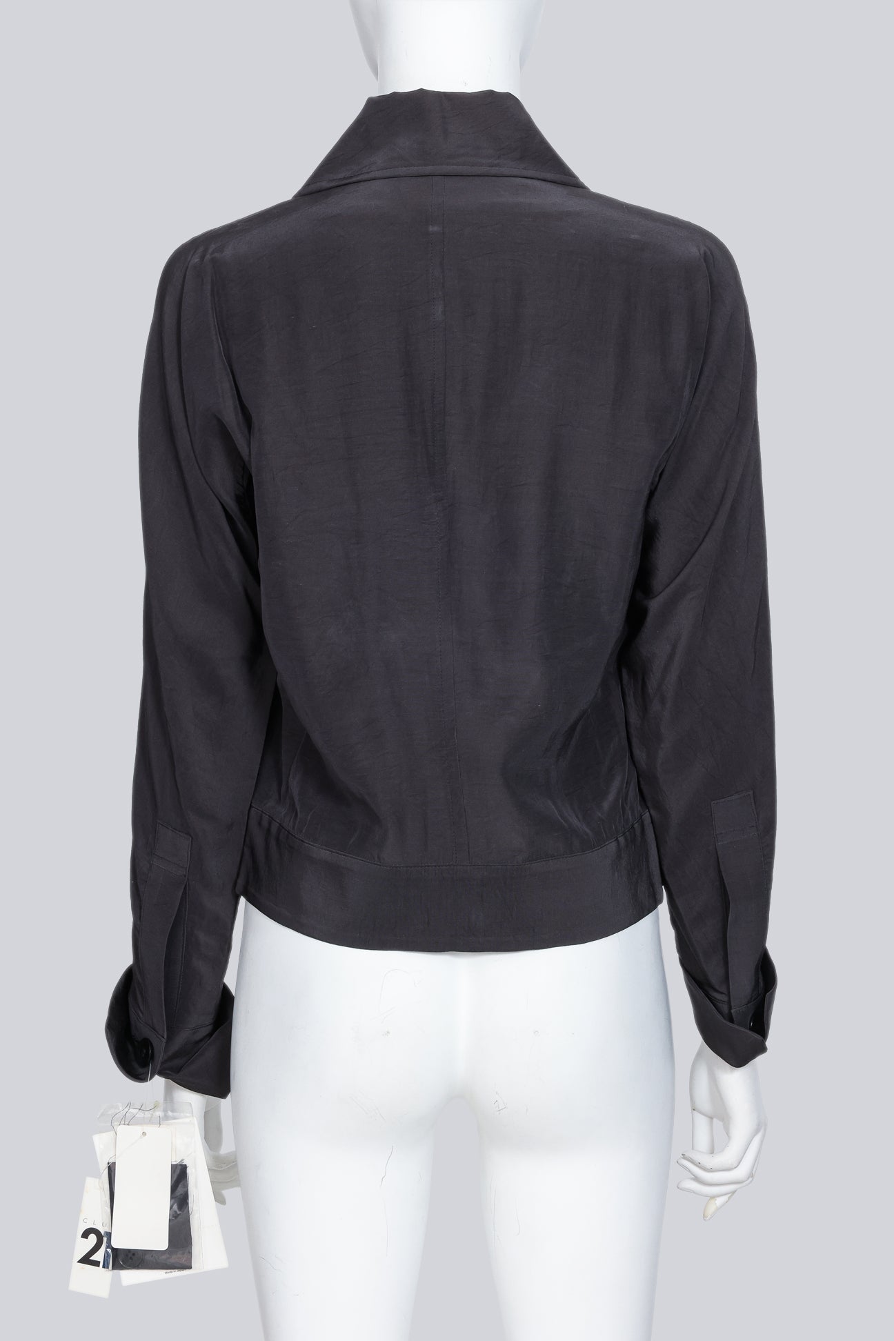 Y'S - A CROPPED ZIP UP JACKET