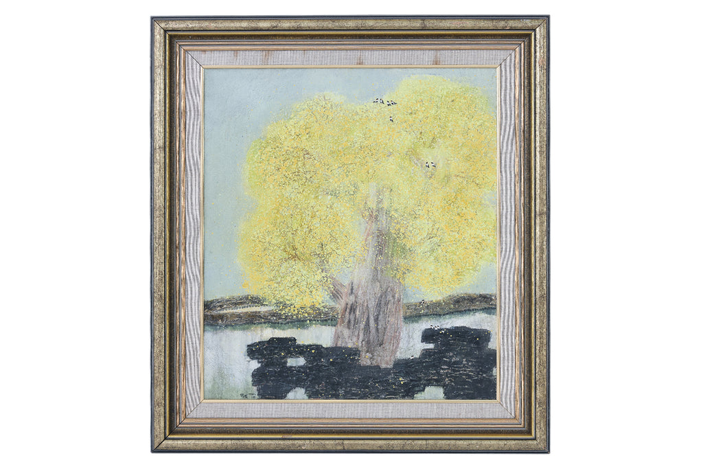 ZHAO ZHUNWANG (CHINESE, B. 1944) - YELLOW TREE, 1990