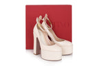 VALENTINO GARAVANI - A PAIR OF GO PLATFORM PUMPS