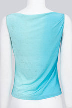 ROBERTO CAVALLI - A GRADIENT SEAFOAM TOP