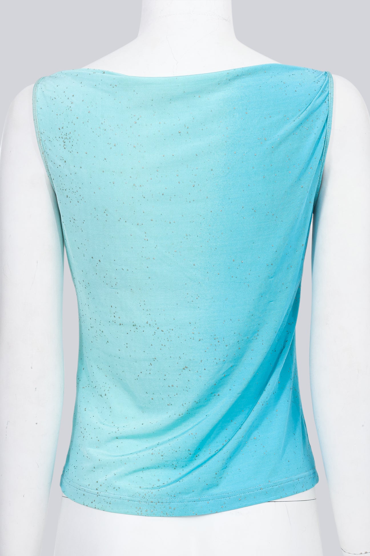 ROBERTO CAVALLI - A GRADIENT SEAFOAM TOP
