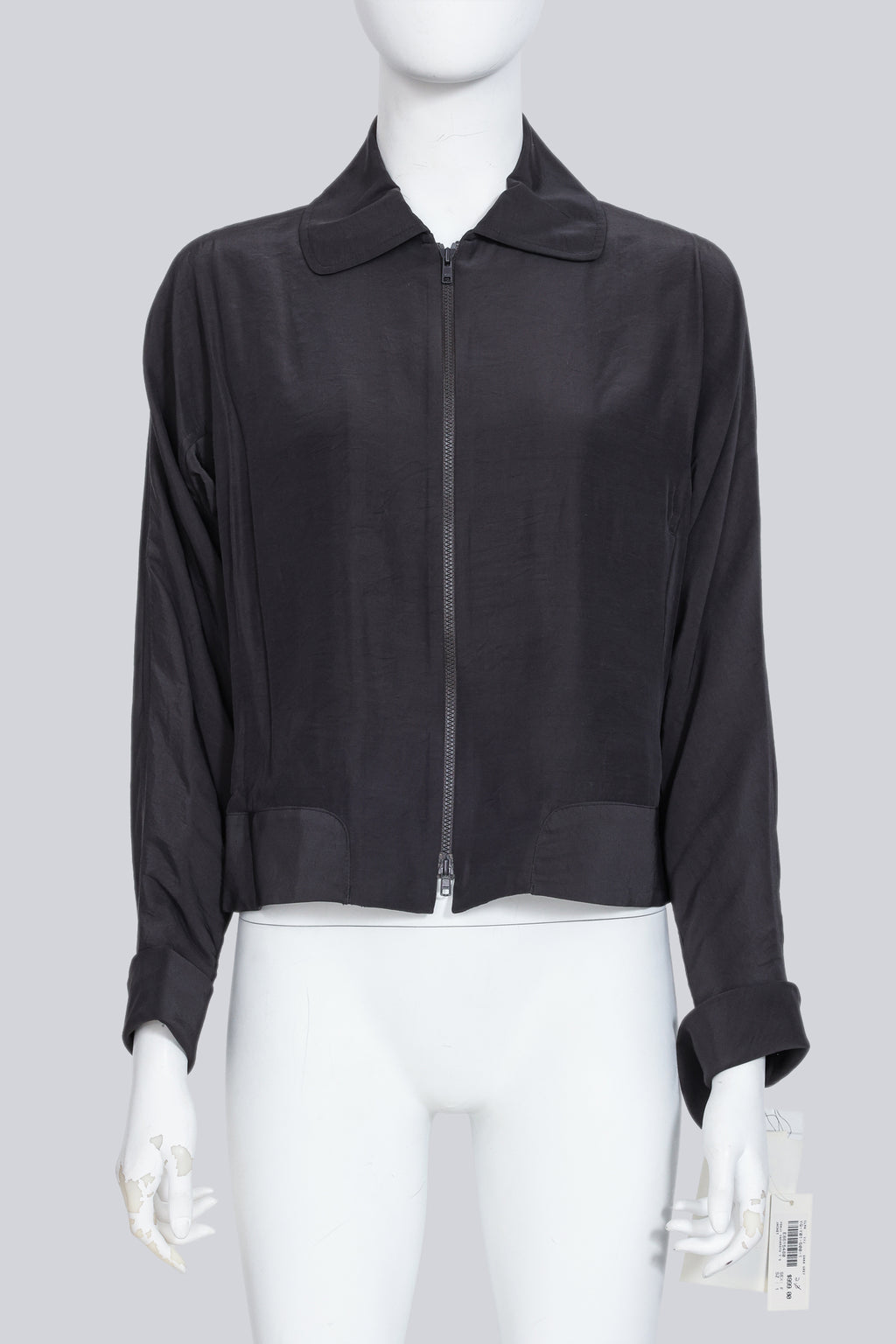 Y'S - A CROPPED ZIP UP JACKET