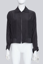 Y'S - A CROPPED ZIP UP JACKET