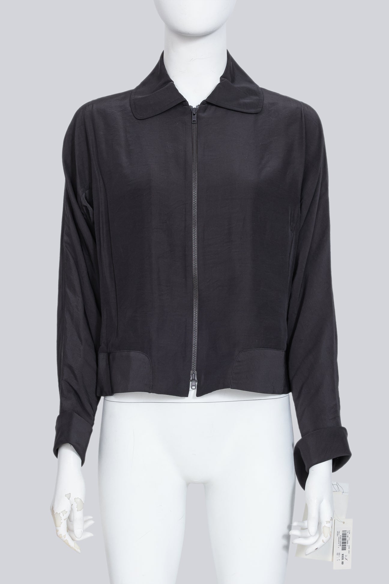 Y'S - A CROPPED ZIP UP JACKET