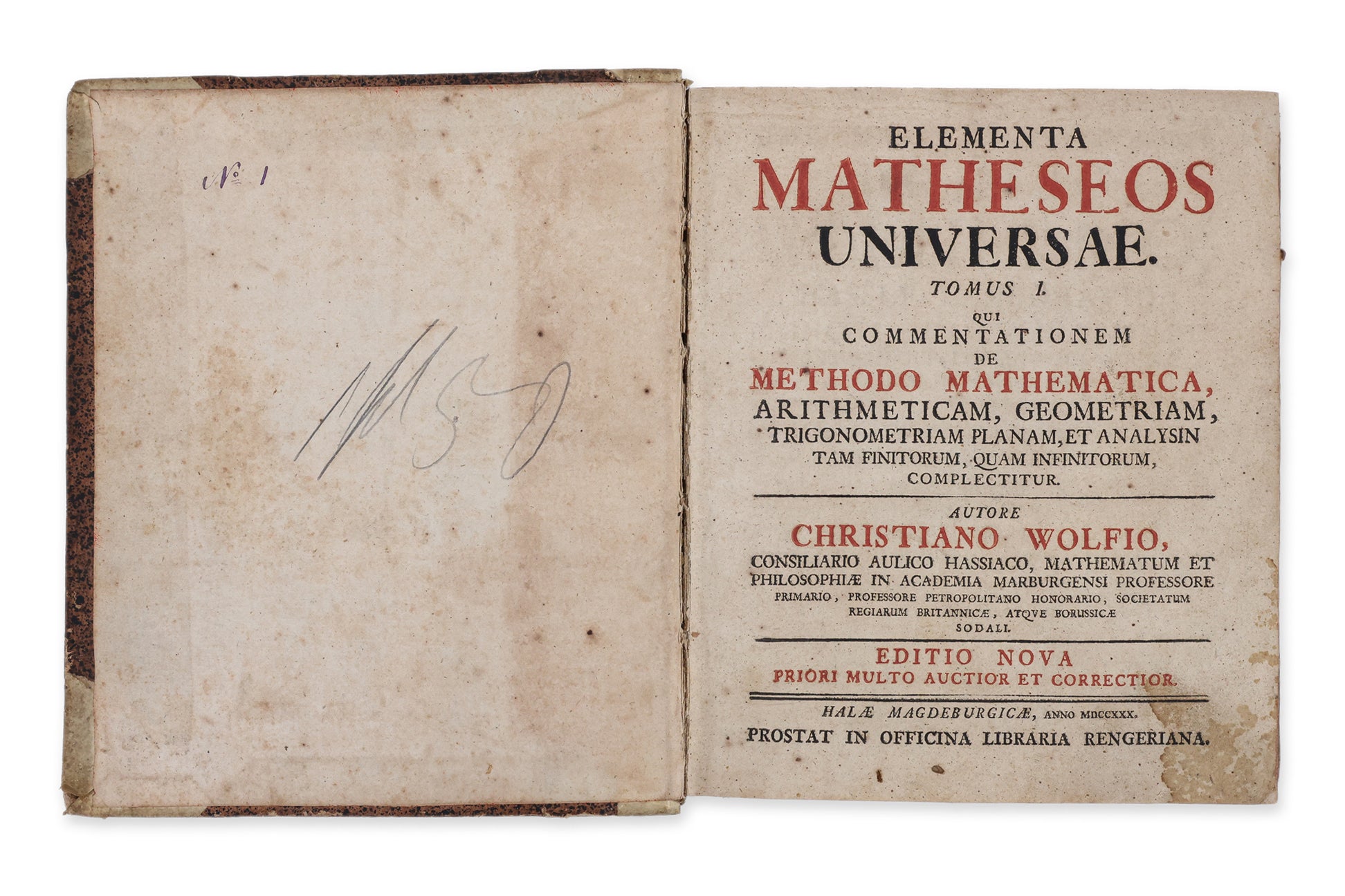 THREE ANTIQUARIAN BOOKS - HISTORY, MATHEMATICS AND PHILOSOPHY (3)