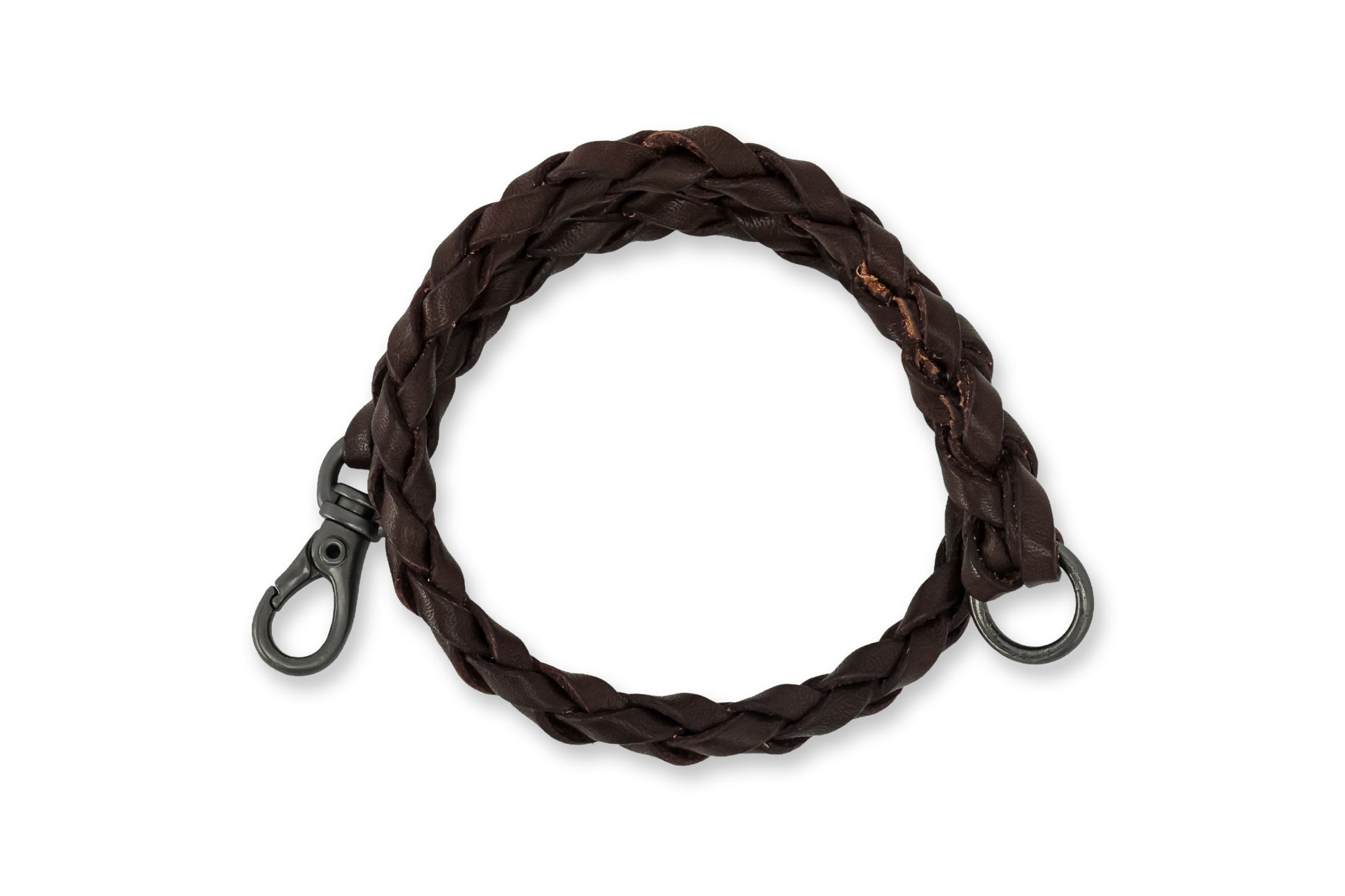 YOHJI YAMAMOTO Y'S FOR MEN - A BRAIDED LEATHER KEYCHAIN