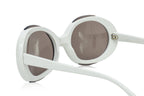MARNI - A PAIR OF WHITE ROUND SUNGLASSES