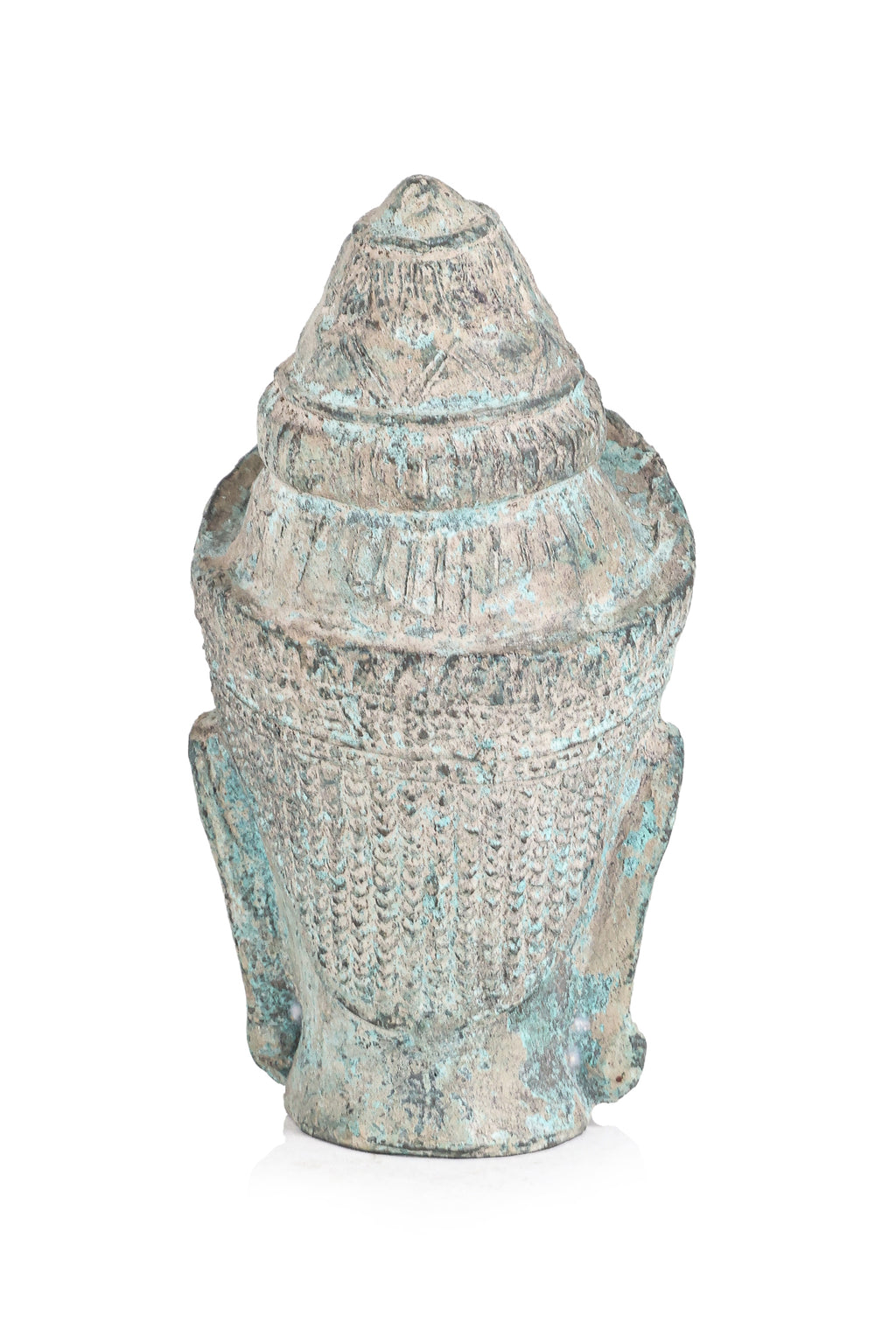 A BUDDHA BRONZE HEAD