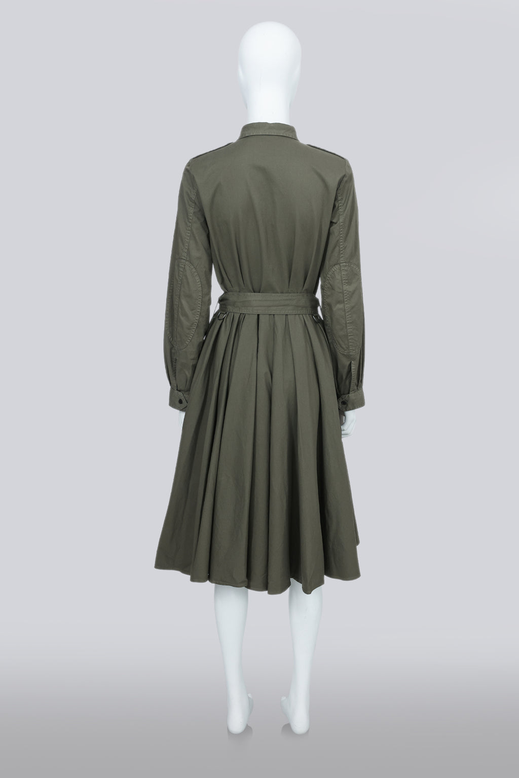 DRIES VAN NOTEN - A PLEATED UTILITY DRESS