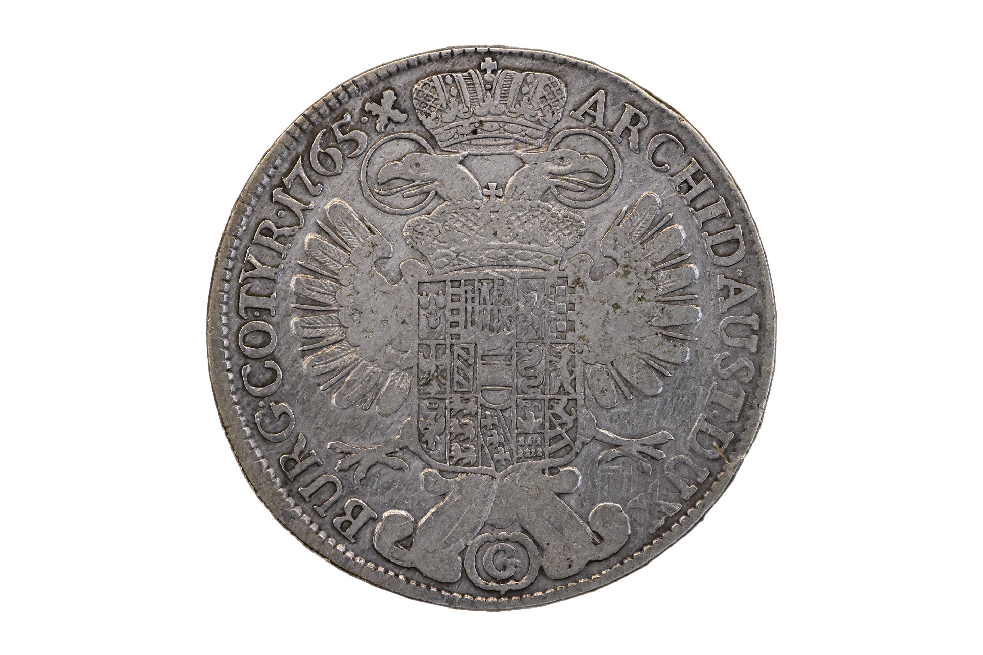AUSTRIA MARGRAVIATE OF BURGAU 1 THALER 1765 G