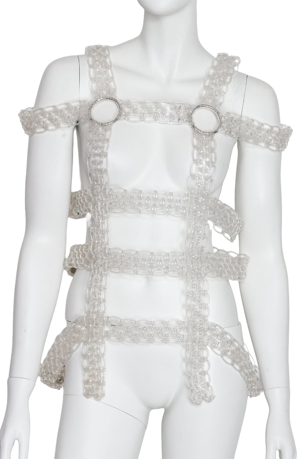 NOIR KEI NINOMIYA FOR COMME DES GARÇONS - A WOVEN PVC VEST, 2017