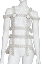 NOIR KEI NINOMIYA FOR COMME DES GARÇONS - A WOVEN PVC VEST, 2017