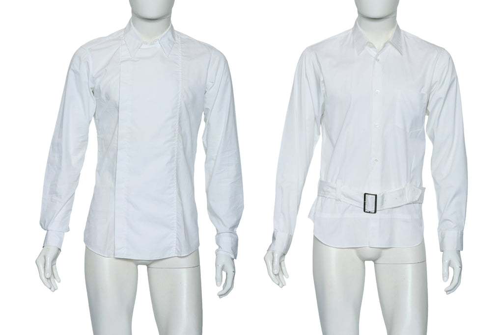 COMME DES GARÇONS & DRIES VAN NOTEN - TWO BUTTON UP SHIRTS