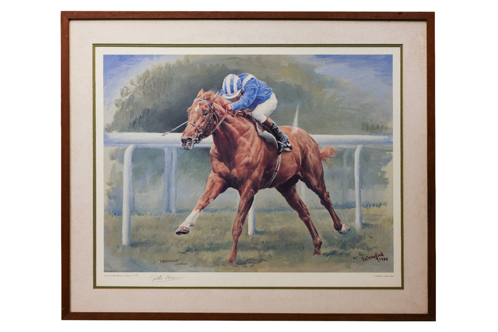 SUSAN CRAWFORD (BRITISH B.1941) - BILLIE CARSON ON NASHWAN