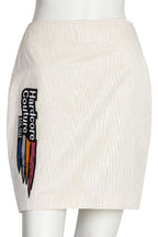 MARINE SERRE - A 'HARDCORE COUTURE' MINI SKIRT, S/S RTW 2019