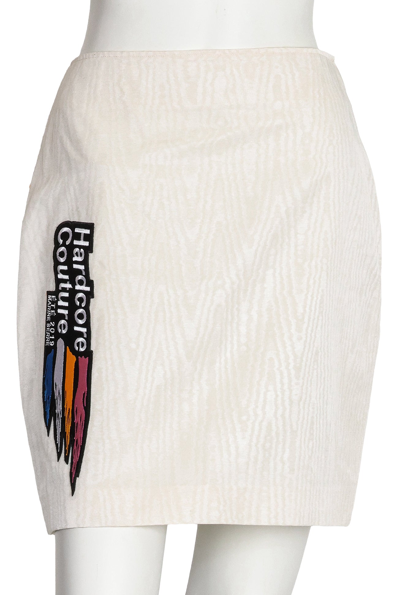 MARINE SERRE - A 'HARDCORE COUTURE' MINI SKIRT, S/S RTW 2019