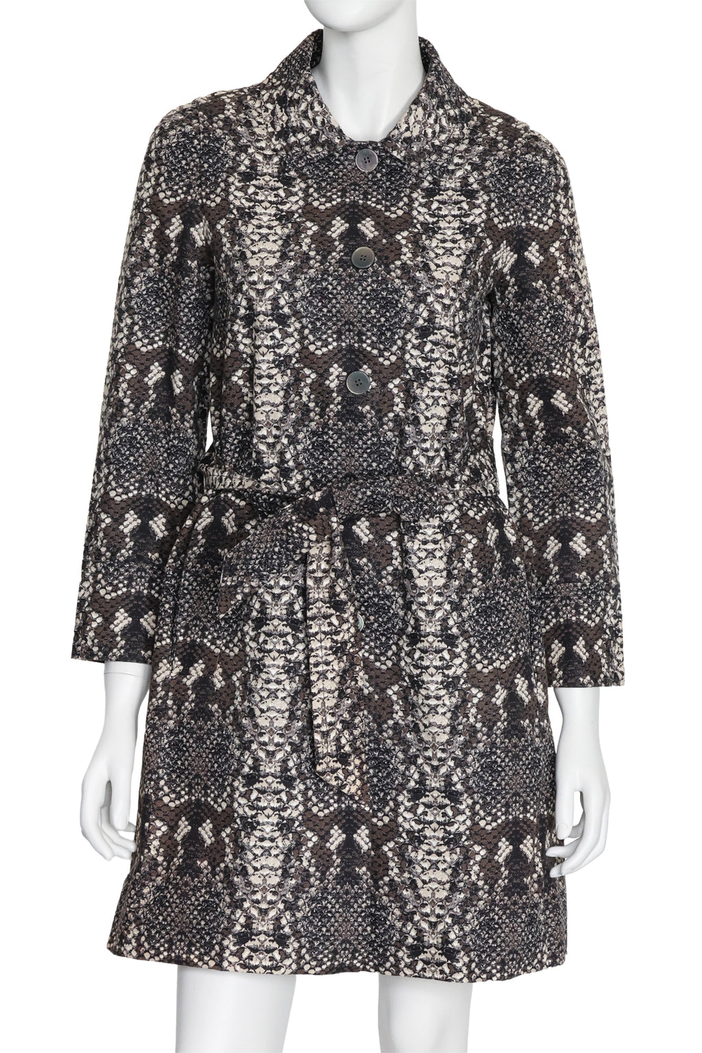 MARC BY MARC JACOBS - A SNAKESKIN PRINT COAT