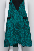 ETRO - A TURQUOISE JACQUARD DRESS