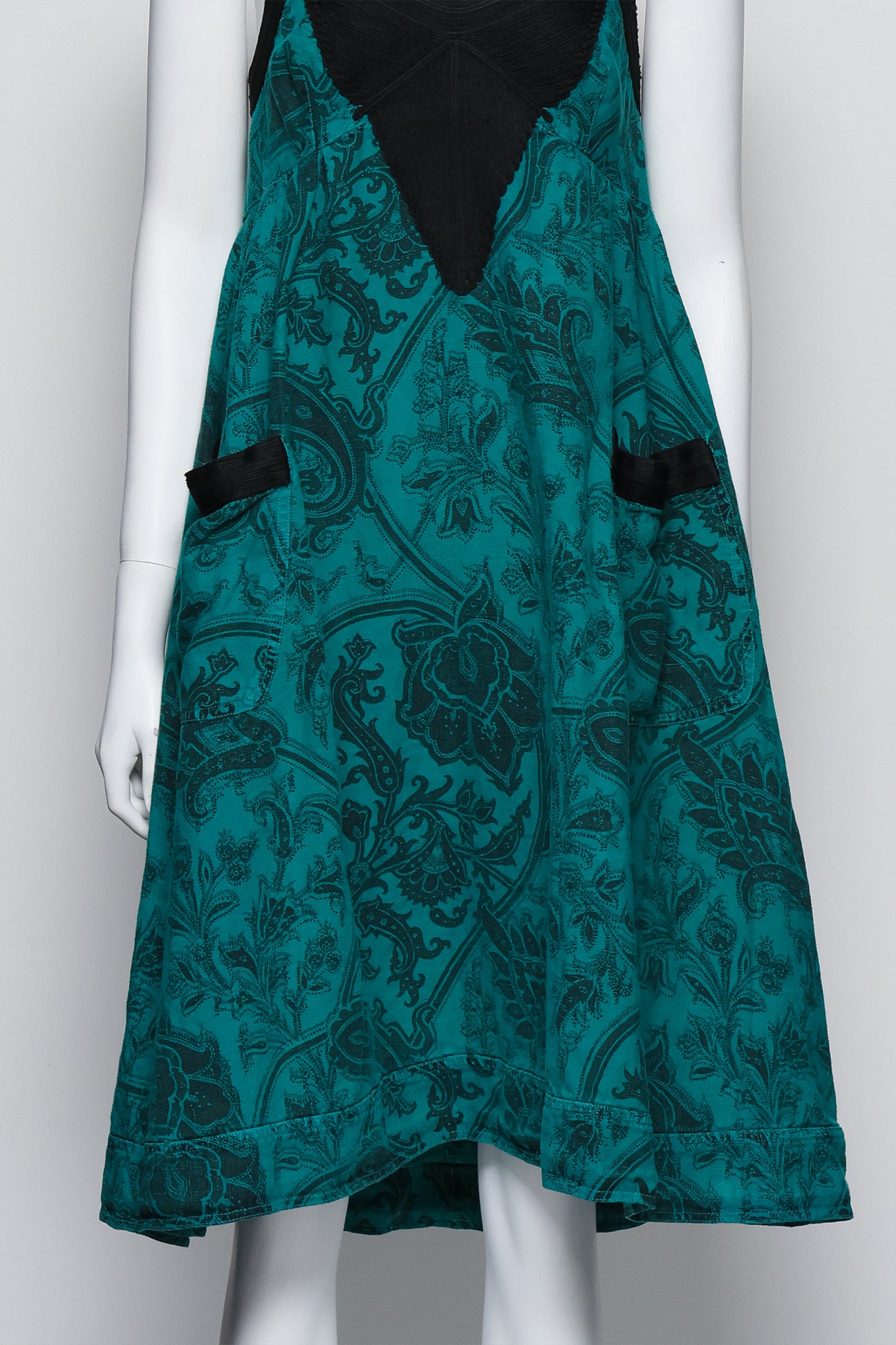 ETRO - A TURQUOISE JACQUARD DRESS