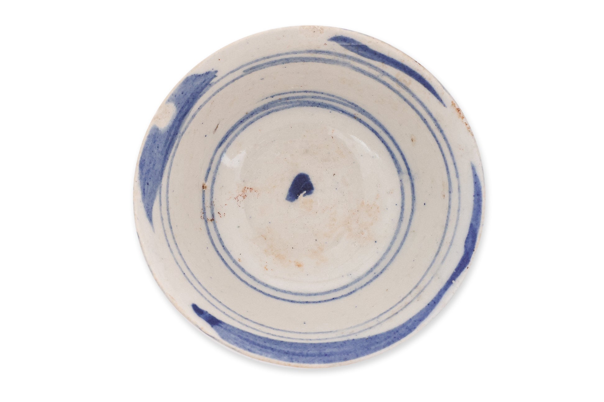 A GROUP OF 11 BLUE AND WHITE PORCELAIN TEA BOWLS