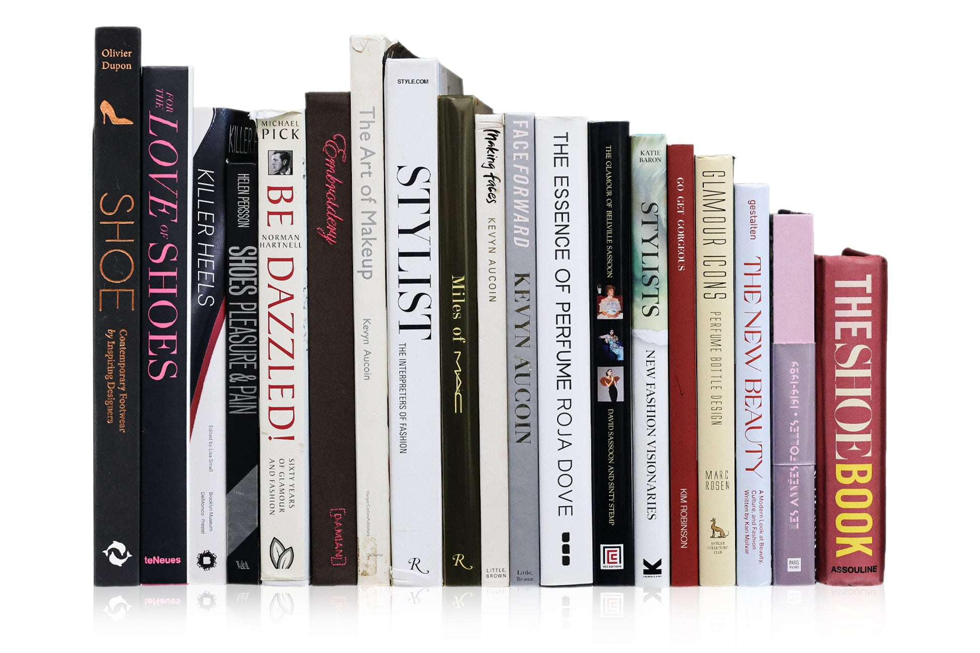 A GROUP OF FASHION, BEAUTY AND SHOE DESIGN BOOKS