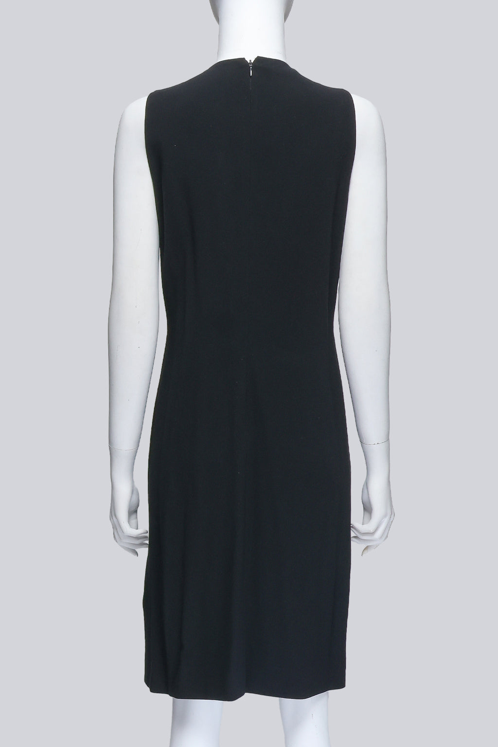 GIVENCHY - A BLACK PLEATED DRESS