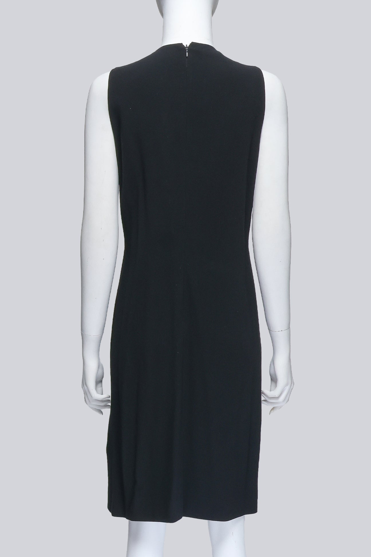 GIVENCHY - A BLACK PLEATED DRESS