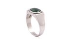 A JADE SIGNET RING