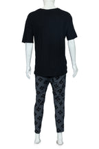 ANN DEMEULEMEESTER - A VELVET SHIRT AND TROUSERS ENSEMBLE