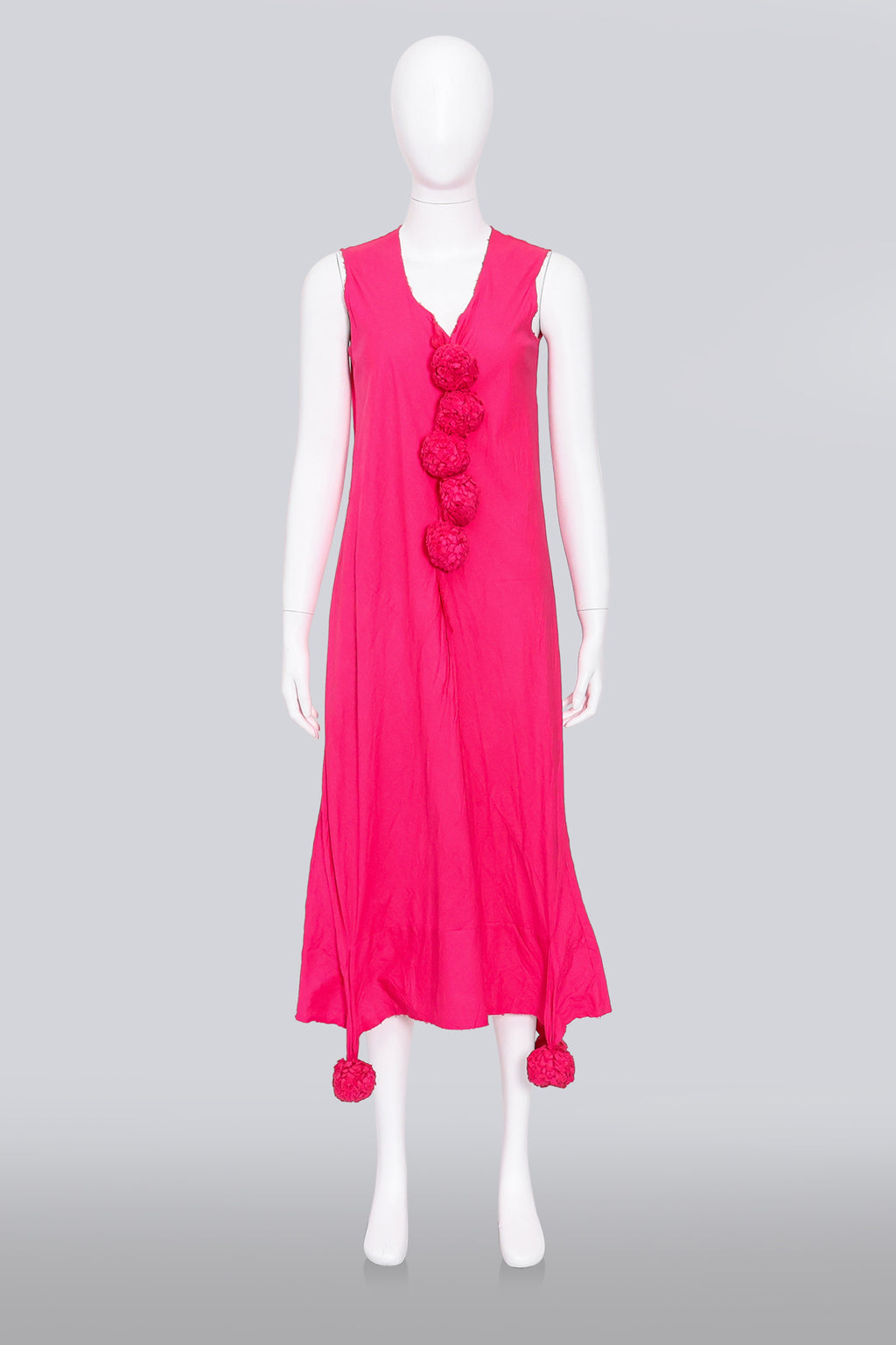 COMME DE GARCON - AN S/S 2003 PINK POMPOM DRESS