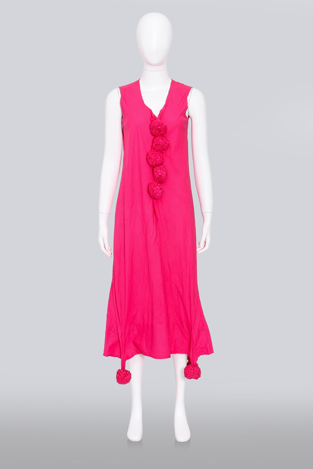 COMME DE GARCON - AN S/S 2003 PINK POMPOM DRESS