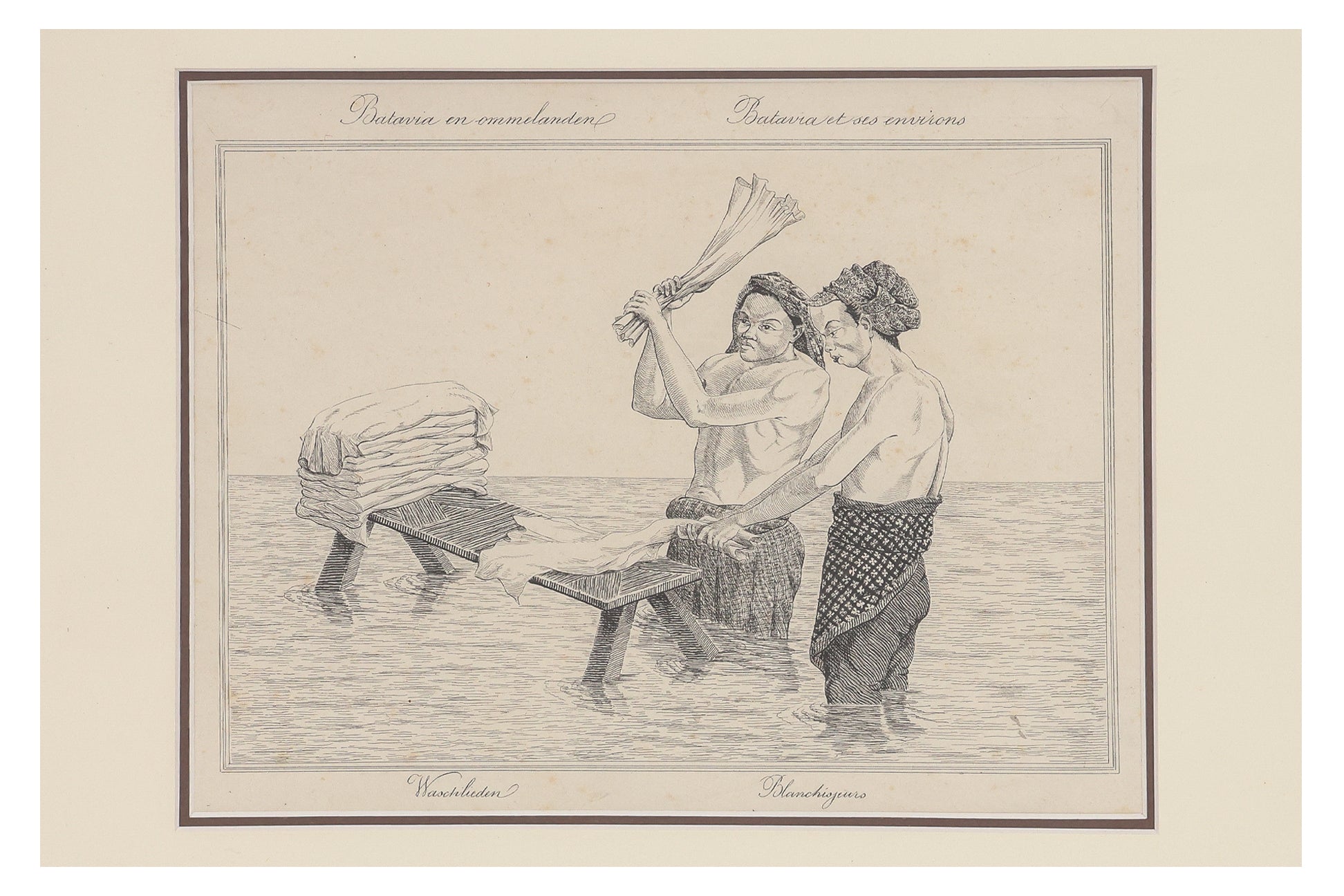 A SET OF FOUR LITHOGRAPHS, AUGUSTE VAN PERS, 1853-62