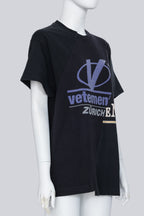 VETEMENTS POUR FEMME - A SUMMER 2018 GRAPHIC MASHUP T-SHIRT