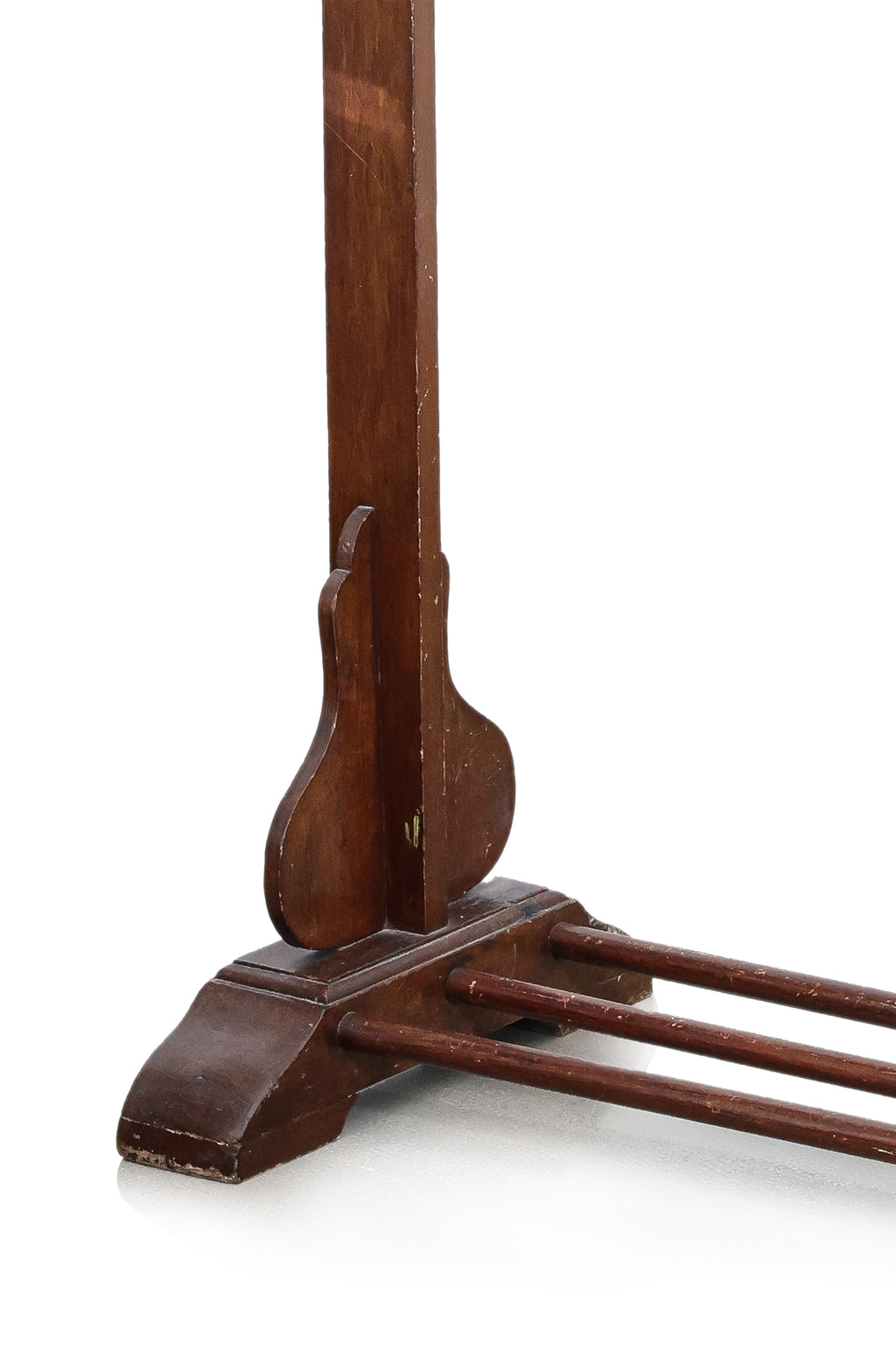 A TEAK COAT RACK