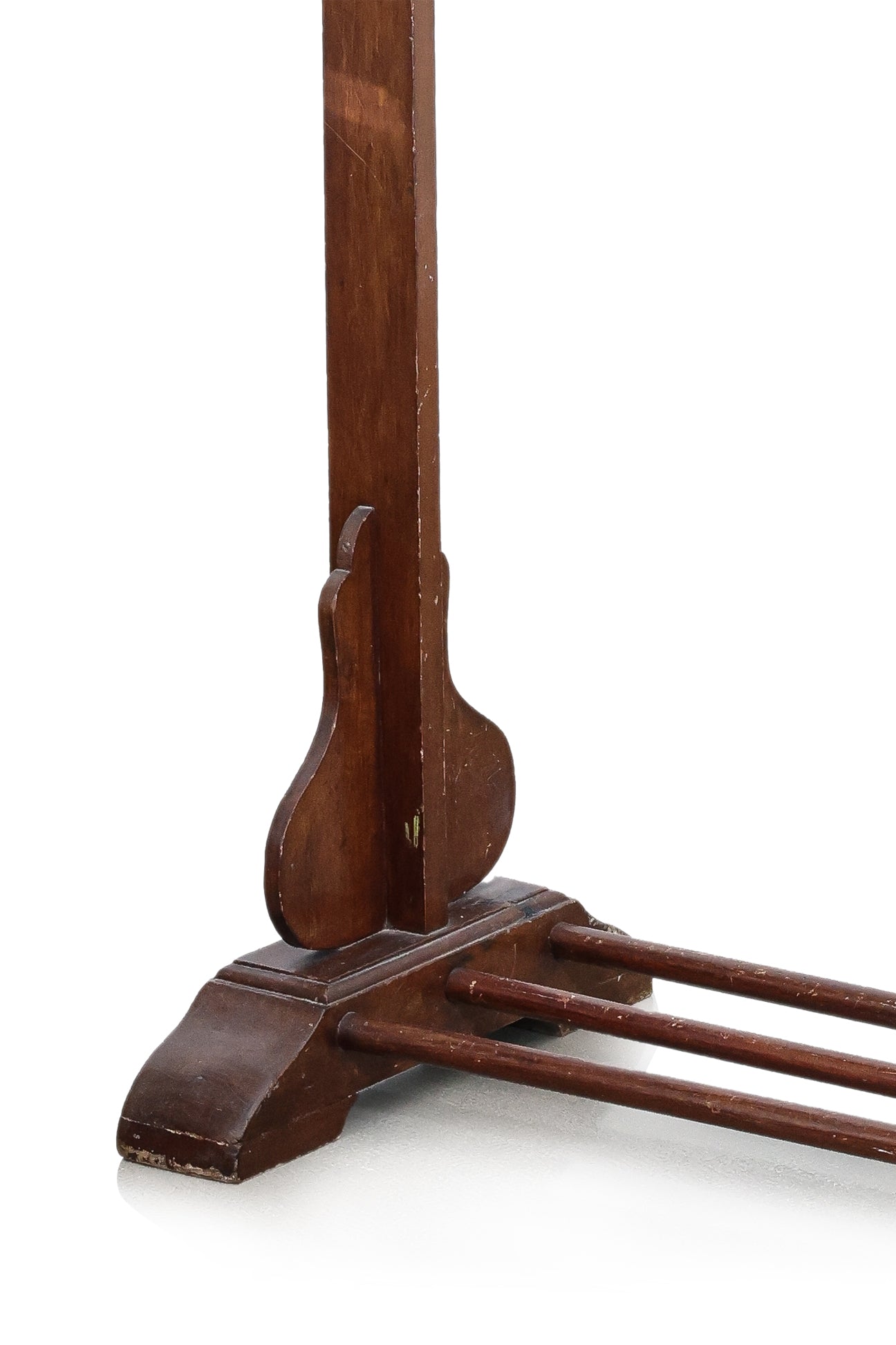A TEAK COAT RACK