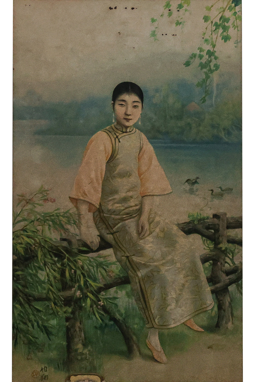 A GROUP OF THREE CHINESE TOBACCO ADVERTISING PRINTS