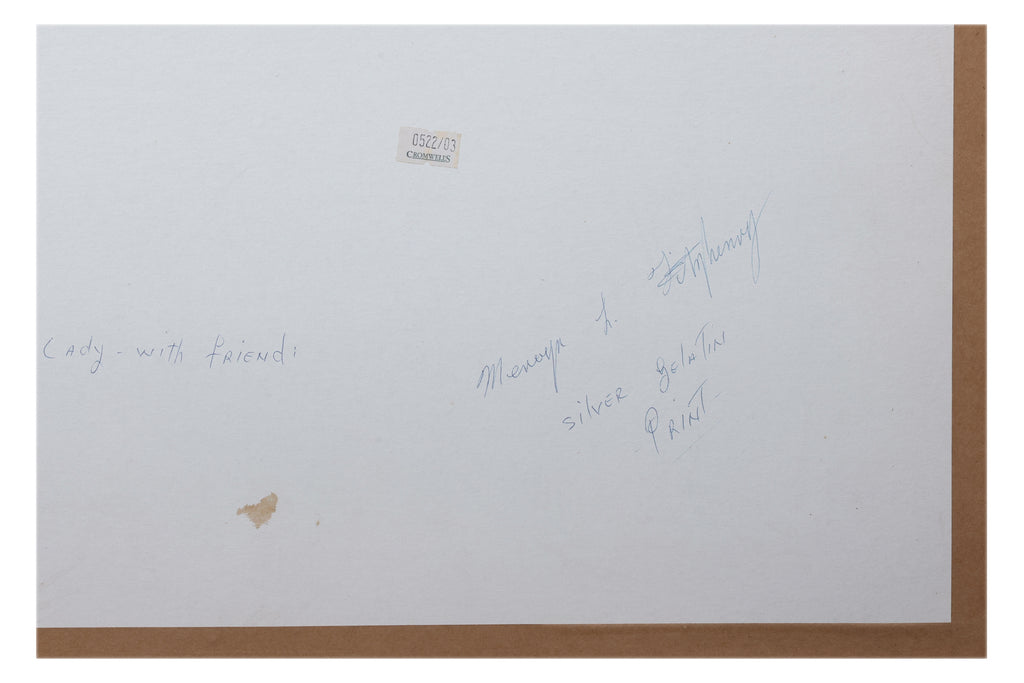 MERVYN L. FITZHENRY (AUSTRALIAN B.1929) – 'LADY WITH FRIEND' EAST SYDNEY, 1990