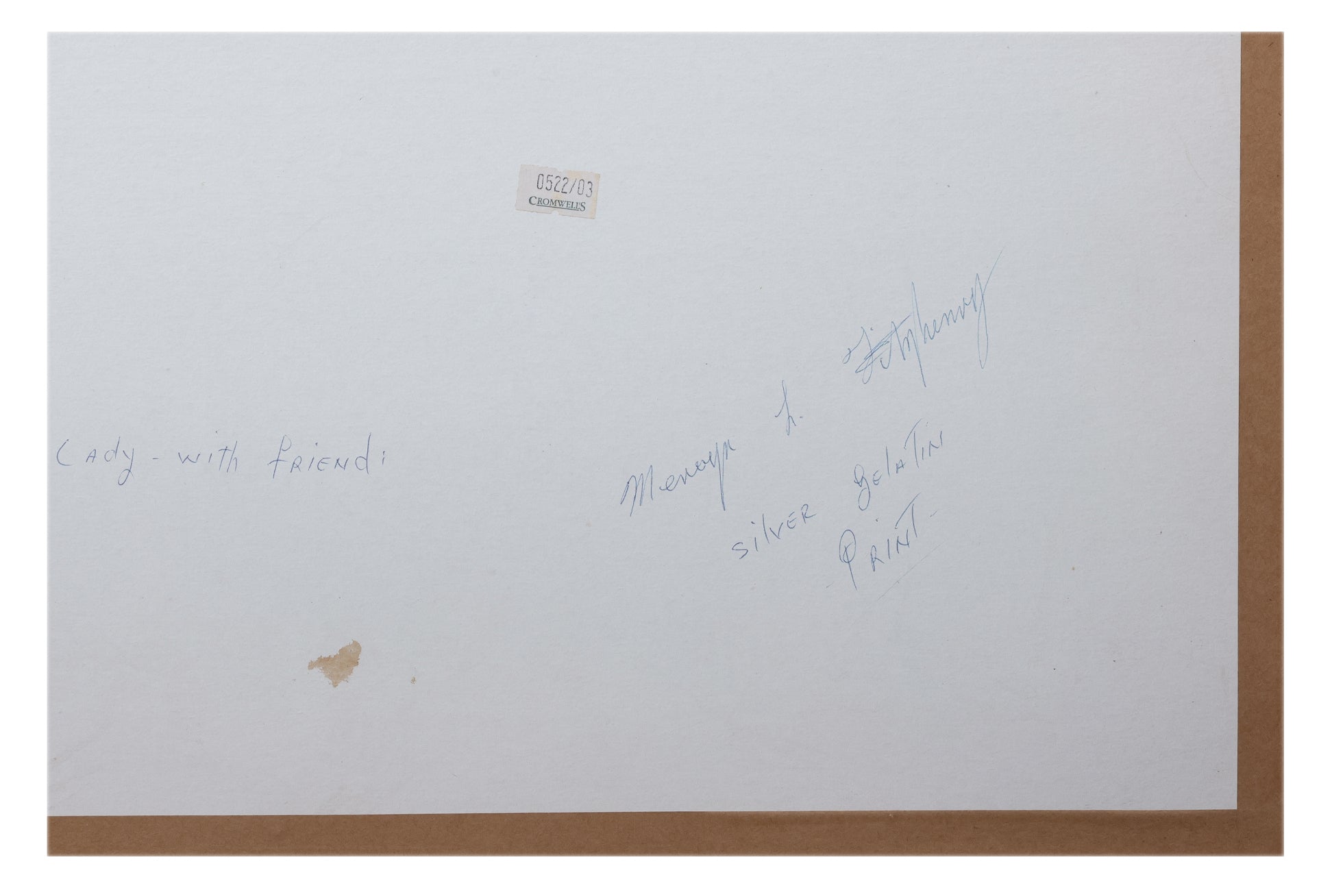 MERVYN L. FITZHENRY (AUSTRALIAN B.1929) – 'LADY WITH FRIEND' EAST SYDNEY, 1990