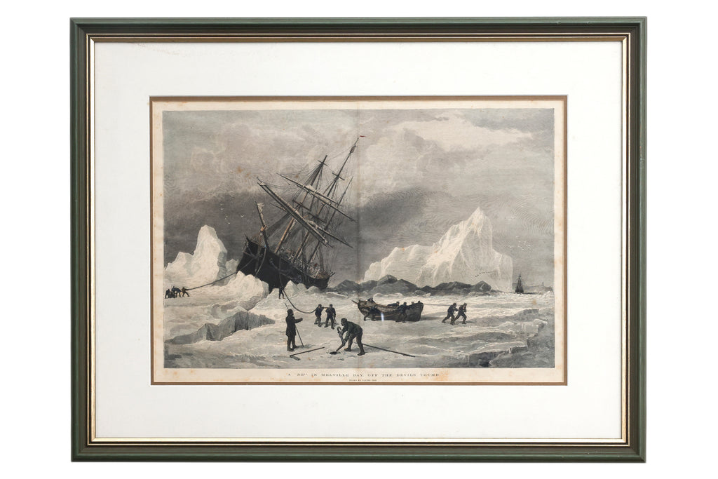 TWO ANTIQUE NAUTICAL ENGRAVINGS