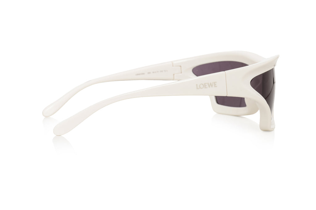 BALENCIAGA & LOEWE - TWO PAIRS OF MIRRORED VISOR SUNGLASSES