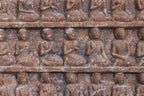 A PAIR OF SOUTHEAST ASIAN CARVED STONE PANELS