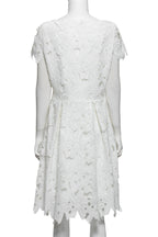 BLUGIRL - A WHITE FLORAL LACE DRESS