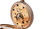 TWO ELGIN GOLD PLATED POCKET WATCHES