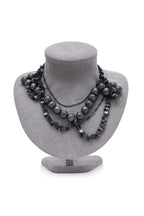 PEACHOO + KREJBERG - A GUNMETAL STATEMENT NECKLACE