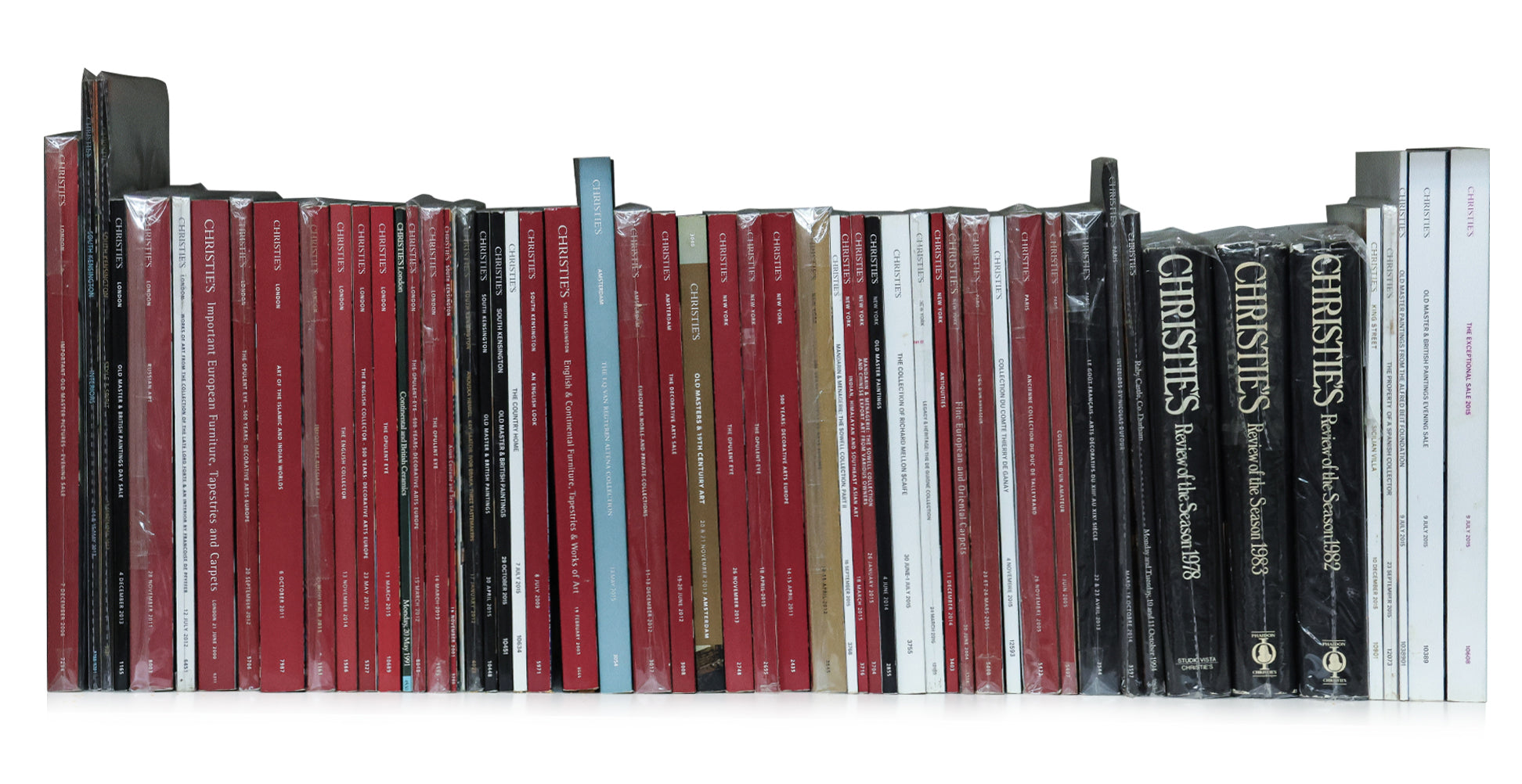 A GROUP OF CHRISTIE'S AUCTION CATALOGUES AND REFERENCE BOOKS