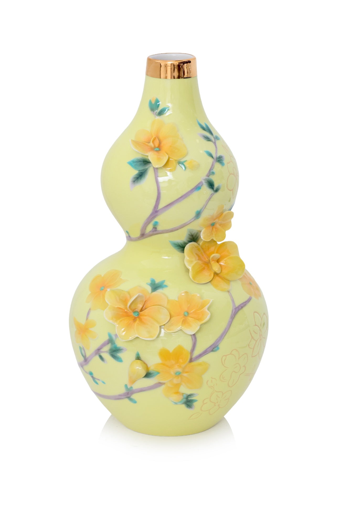 A FRANZ WINTER JASMINE DOUBLE GOURD