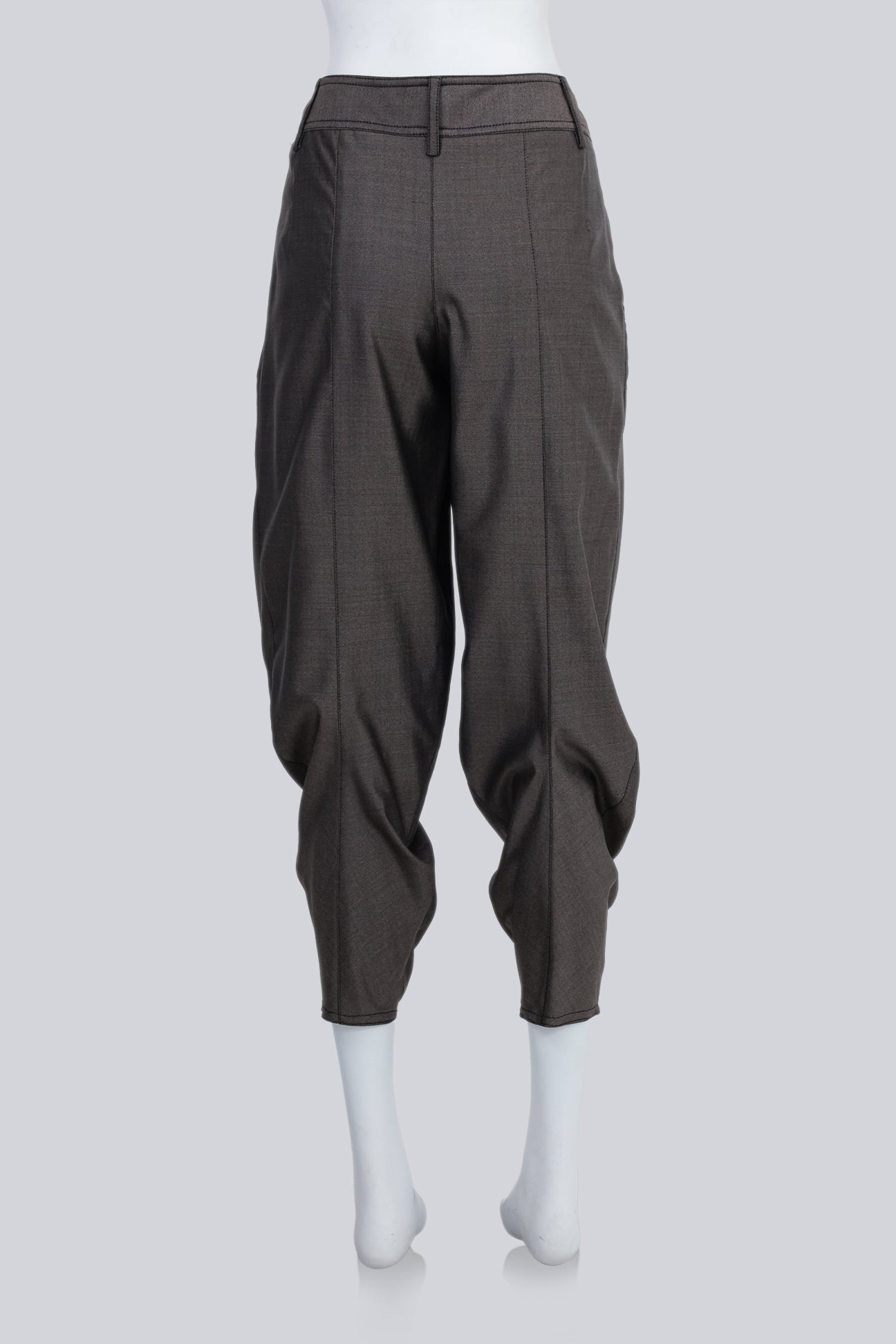 ALEXANDER MCQUEEN - METALLIC HERRINGBONE BERMUDA SHORTS