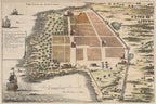 A GROUP OF FOUR ENGRAVINGS OF INDIAN TOWNS AND FORTS, JOHAN NIEUHOFF, 1732